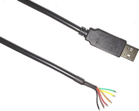 Buy Ezsync Ftdi Chip Usb To 5v Ttl Uart Serial Cable Wire End 15m Ttl 232r 5v We Compatible