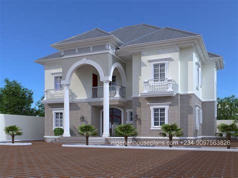 These 4 bedroom home designs are suitable for a. 5 bedroom duplex (Ref.5020) - NigerianHousePlans