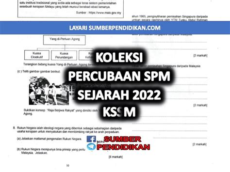 Spm 2022 Trial Paper Sejarah