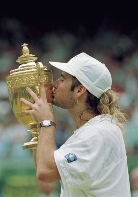 1992 Andre Agassi Wins Wimbledon Championship For First Grand Slam