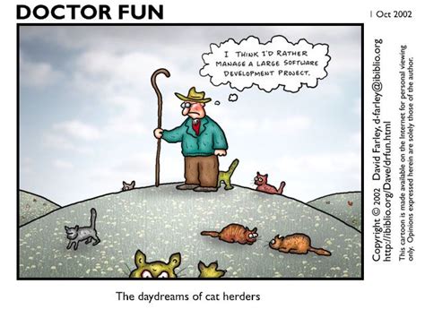 The Daydreams Of Cat Herders I Think Id Rather Manage A Large