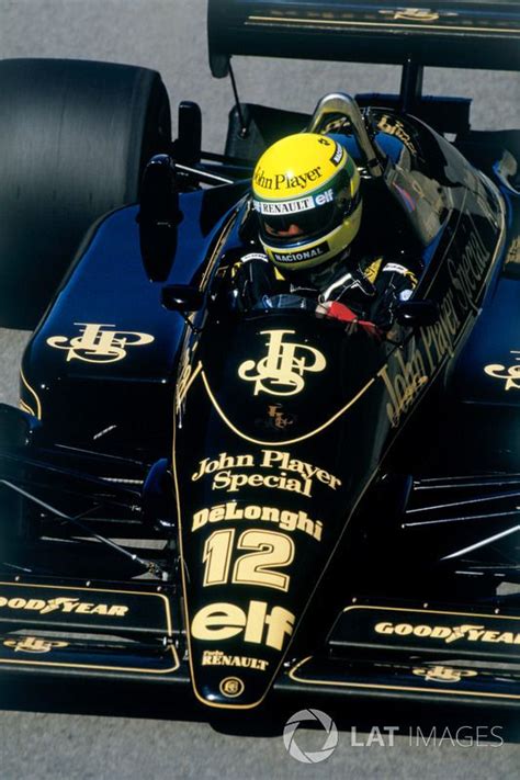 Ayrton Senna Lotus 98t Renault Gp De Detroit Fotos Fórmula 1