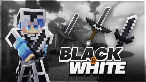 Top 3 Black And White Pvp Textures Pack For Mcpe Youtube
