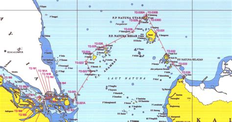 Natuna Kepulauan Indonesia Yang Memisahkan Wilayah Malay Peninsula