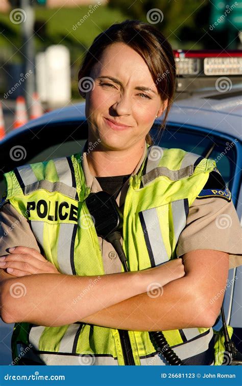 Female Police Officer Stock Image Image Of Controller 26681123