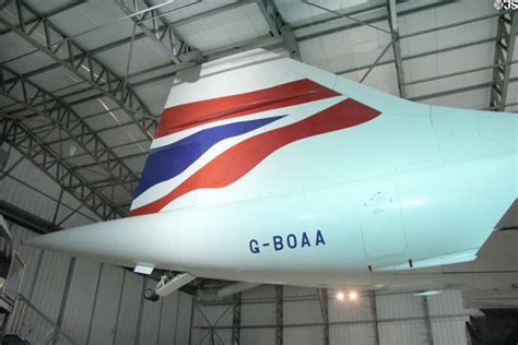 Tail Of Concorde At National Museum Of Flight East Fortune Scotland