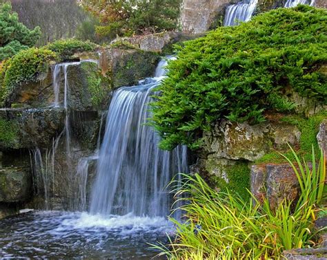 Beautiful Garden Waterfall By Andrea Kennard Via Flickr