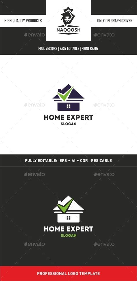 Home Expert Logo By Naqqosh Graphicriver