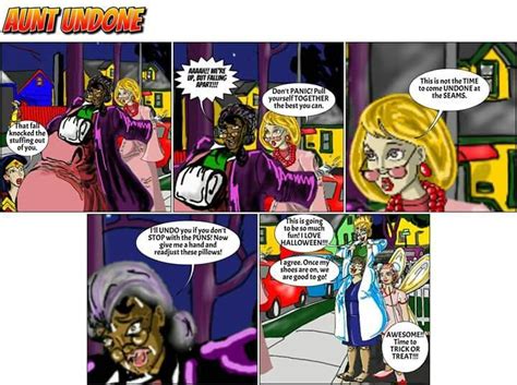 Comic Strip About Halloween And Totem Pole Trench Brought To You By