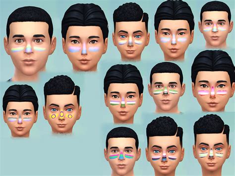 The Sims Resource Pride Facepaint
