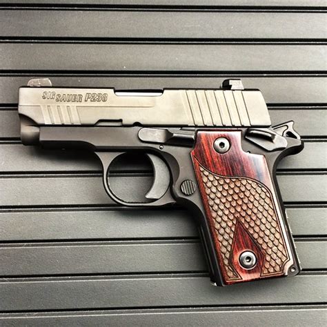 Sig Sauer P238 With Custom Rosewood Snakeskin Grips Flickr