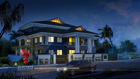 Threedpower30 3d Architectural Bungalow Rendering 3d Architectural