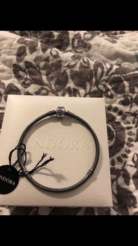 Pandora Oxidized Bracelet On Mercari Pandora Bracelets Pandora