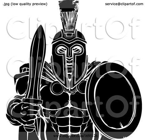Spartan Trojan Sports Mascot By Atstockillustration 1695126