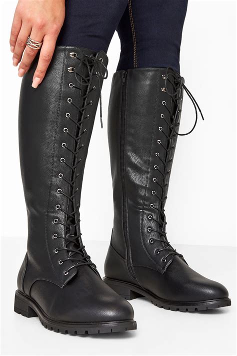 Knee High Leather Boots Lingerose