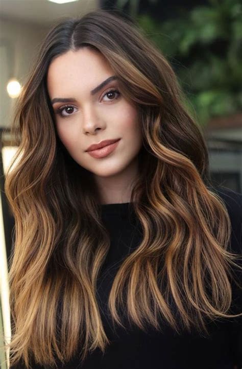 Dark Brown Hair With Highlights 2022