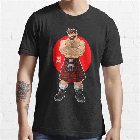 Adam Likes Kilts Shirtless T Shirt For Sale By Bobobear Redbubble