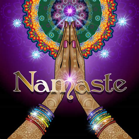 Namaste Indian Welcome Silhouette Stock Photos Pictures And Royalty Free