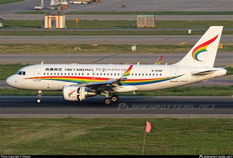b 304m tibet airlines airbus a319 115 wl photo by lihutao id 1177144