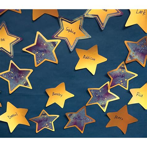 Mua Carson Dellosa Galaxy Stars Cutouts 36 Marble And Gold Star Cutouts