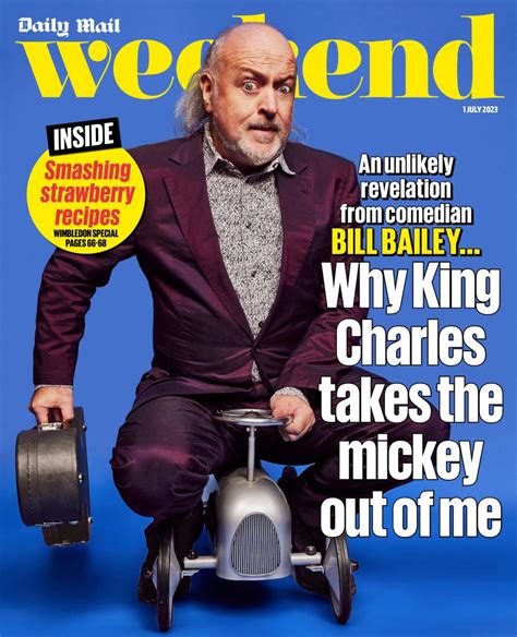London Based British Photographer Neale Haynes Bill Bailey Shoot On The Cover Of Weekend