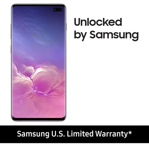 Samsung Unlocked Galaxy S10 Plus 128gb Black Smartphone Walmart