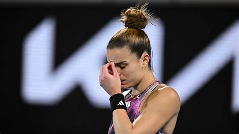 WATCH Maria Sakkari Breaks Down In Tears After Getting HUMILIATED By