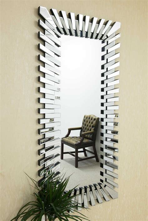 Rectangular Wall Mirror Large Bevelled Rectangular Wall Mirror