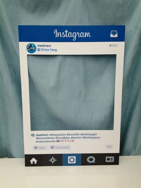 cara membuat instagram frame photo booth
