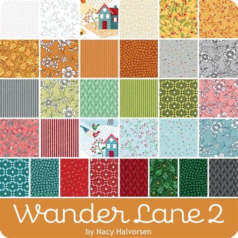 Wander Lane 2 Yardage Nancy Halvorsen For Benartex Fabrics Fat
