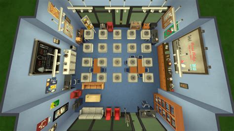 Group Study Room F Community Mod Sims 4 Mod Mod For Sims 4