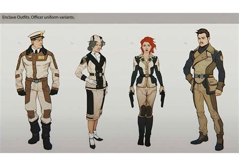 Fallout Enclave Officer Uniforms By Ka Pow96 On Deviantart