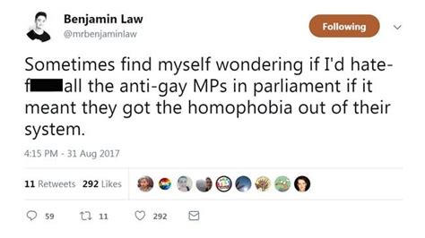 gay marriage vote in australia benjamin law slammed by mps for ‘vile tweet