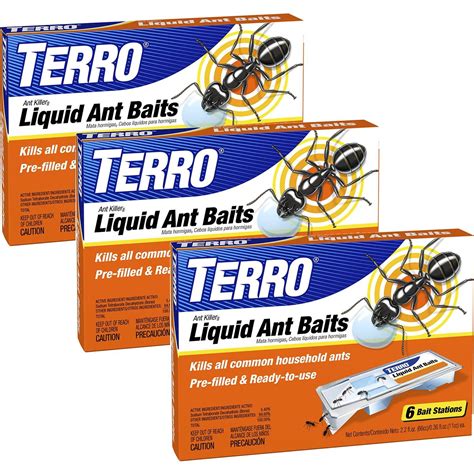 Terro T300 3 Ant Killer Liquid Ant Baits 3 Pack Garden