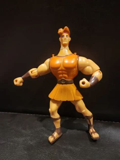 Vintage Disney Hercules Action Figure Sword Fighting Hercules Mattel 6