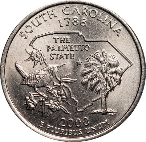 2000 D South Carolina State Quarter Value