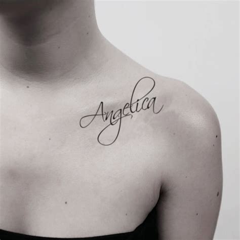Angelica Temporary Tattoo Sticker Ohmytat