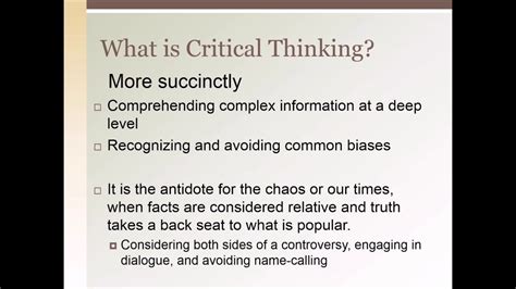 Though you, as a critical thinker, need to examine the situation based on its surroundings and advocates along with their adversaries, you need to scrutinize, digest, and interpret the current events. The importance of critical thinking in education - webinar ...