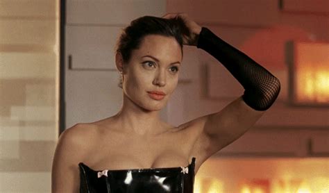 Angelina Jolie With A Sexy Hair Flip And Arrogant Smirk Rcelebs