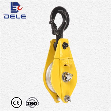 China Wire Rope Pulley Block For Outside Lifting Work China Wire Rope