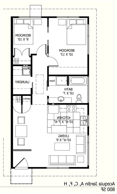 800 Sq Ft Modern House Plans