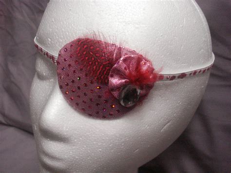 Womans Eye Patch Perfectly Pink Handmade