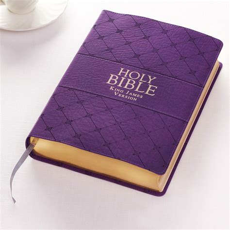 Prevnext Holy Bible Kjv Super Giant Print In Purple Holy Bible