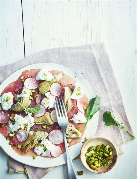 Recette Carpaccio La Burrata Marie Claire