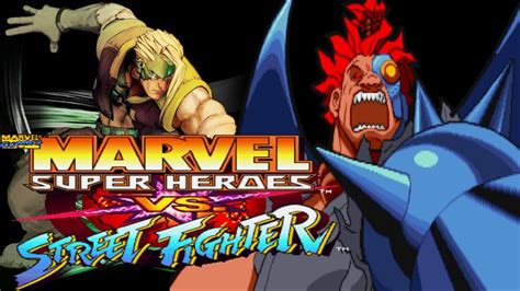 Marvel Super Heroes Vs Street Fighter Arcade Cps2 1cc
