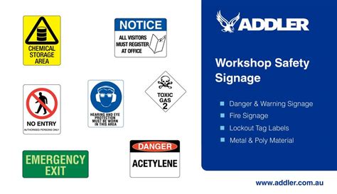 Addlerworkshop Safety Signs01032017 Addler Metalworking