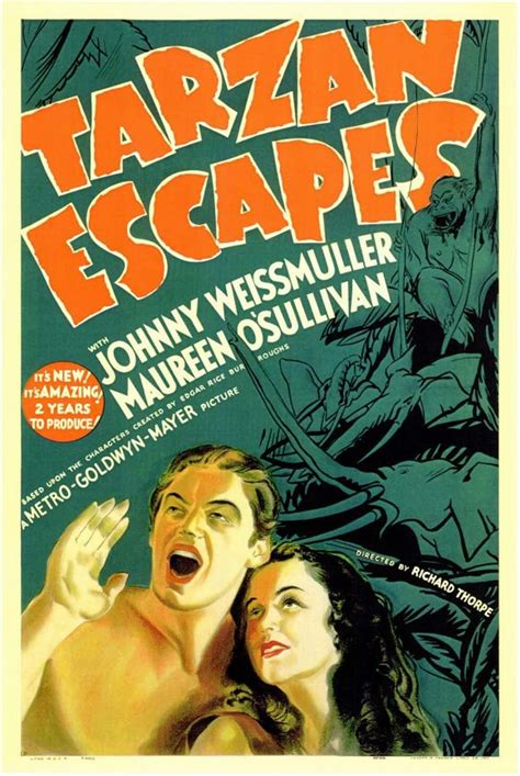 Tarzan Escapes 1936 Posters — The Movie Database Tmdb