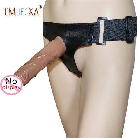 Dildo Ultra Elastic Harness Belt Strap On Dildo For Lesbian Couple Realistic Penis For Woman
