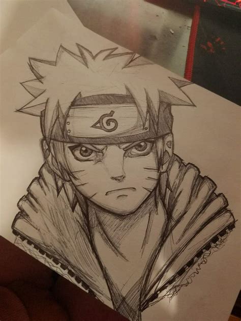 Naruto Uzumaki Ballpoint Pen Drawing Naruto Amino