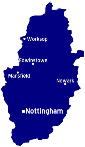 Nottinghamshire Wikitravel